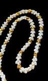 NIIHAU + GOLD ROSELANI NECKLACE (32”)