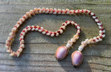 NIIHAU SHELL HELECONIA STYLE NECKLACE (23”)