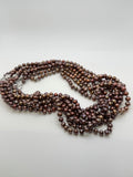 ¡SALE BUNDLE! 7 STRAND BROWN MICRO-PEARL NECKLACE SET • $239