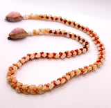 NIIHAU SHELL HELECONIA STYLE NECKLACE (23”)