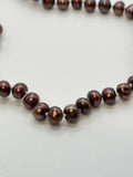 ¡SALE BUNDLE! 3 STRAND BROWN MICRO-PEARL NECKLACE SET • $129