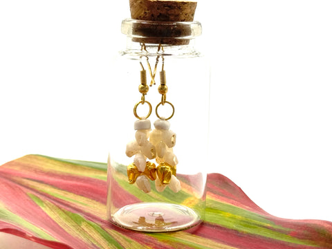 SALE! NIIHAU SHELL EARRINGS IN THE BOTTLE