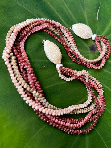 20” FIVE COLOR NIIHAU KAHELELANI LEI