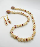 NIIHAU ROSELANI NECKLACE + EARRING SET (20”)