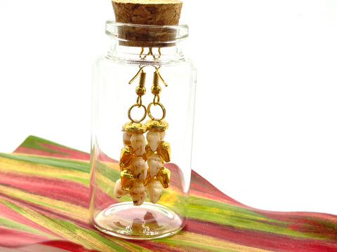 SALE! NIIHAU SHELL EARRINGS IN THE BOTTLE