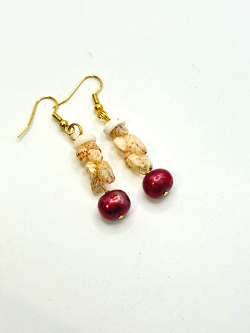LAST ONE! Niihau Shell Earring