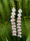 EXTRA LONG NIIHAU HELECONIA EARRINGS