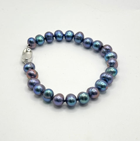 SALE! $49 BLUE PEARL BRACELET